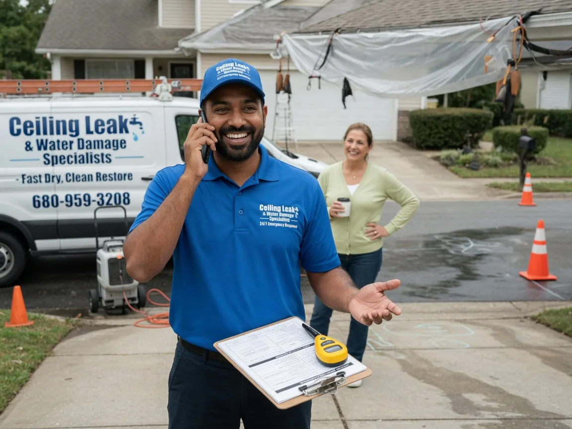 Ceiling Leak Cleanup Elyria, NE FAQs